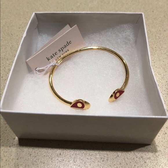 kate spade Jewelry - NWT♠️Kate Spade Gold-Tone LadyBug Cuff Bracelet ♠️